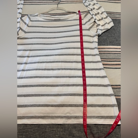 EILEEN FISHER | Med | White & Gray - Picture 5 of 6